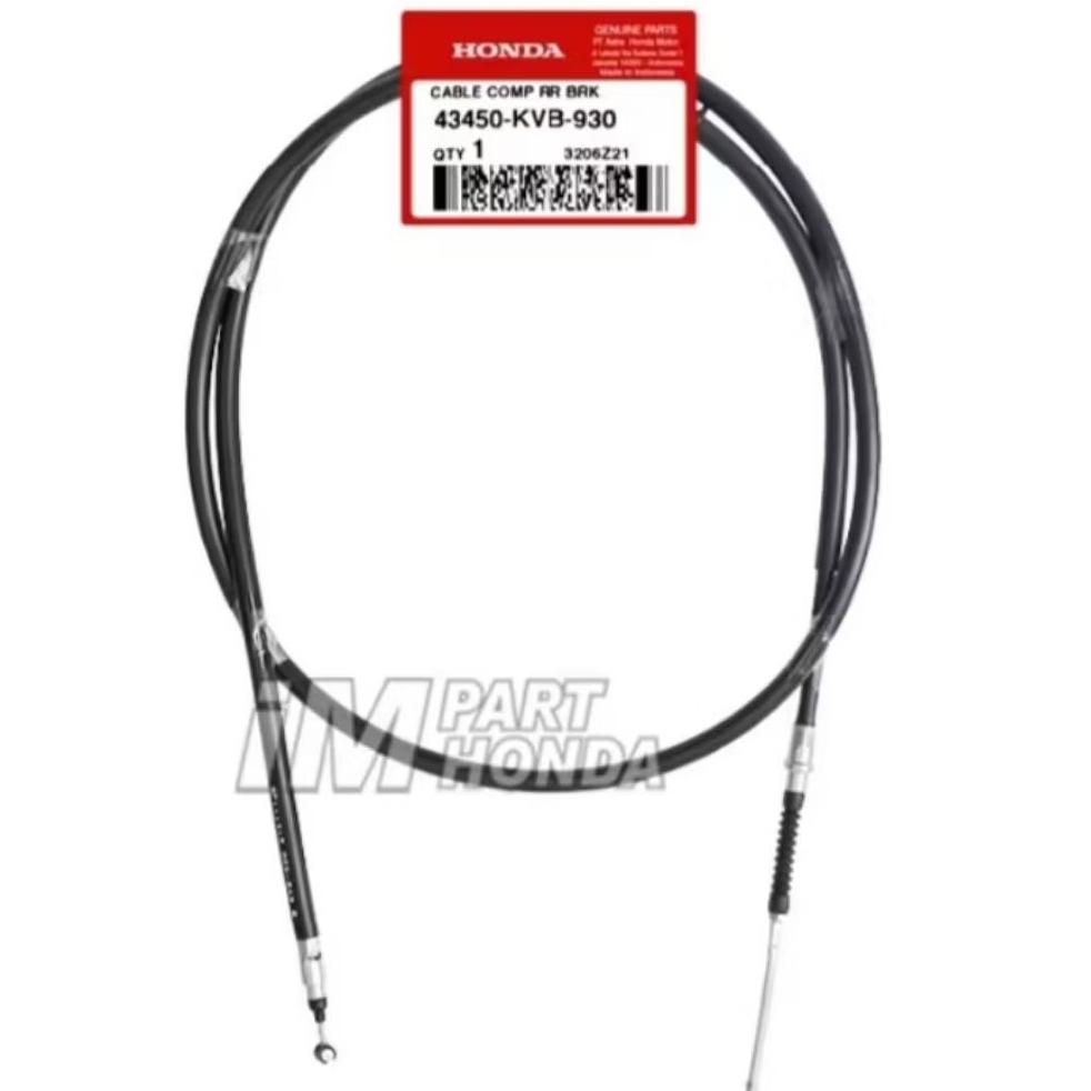 สายเบรกด้านหลัง AHM (KVB) VARIO 110 คาร์บอน VARIO 110 FI BEAT POP BEAT FI ESP BEAT STREET SPACY SCOO