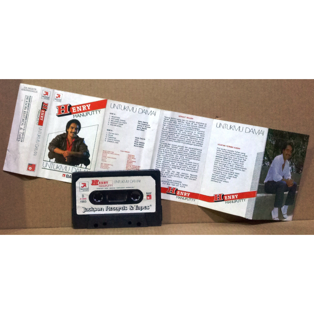 HENRY MANUPOTTY - FOR YOU PEACE - เทปคาสเซ็ต