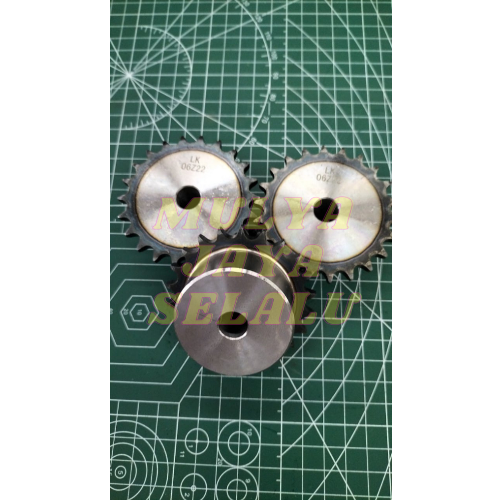 SPROCKET RS 06B X 22 T GEAR CHAIN SINGLE GEAR 22 T LK 06 z 22 T