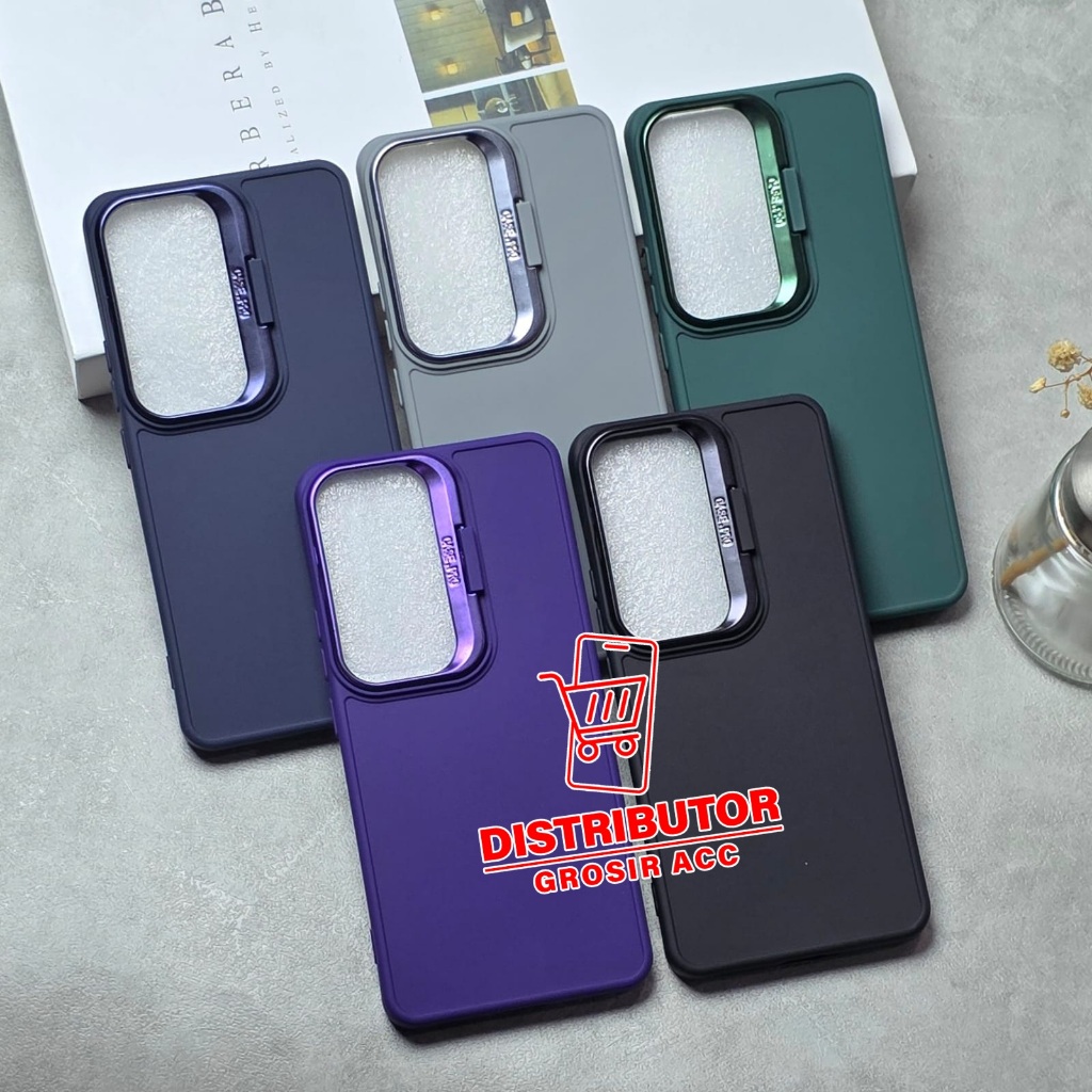 VIVO V50 LITE CASE MACAROON STAND เคสกล้อง KICKSTAND CAMER VIVO V50 LITE