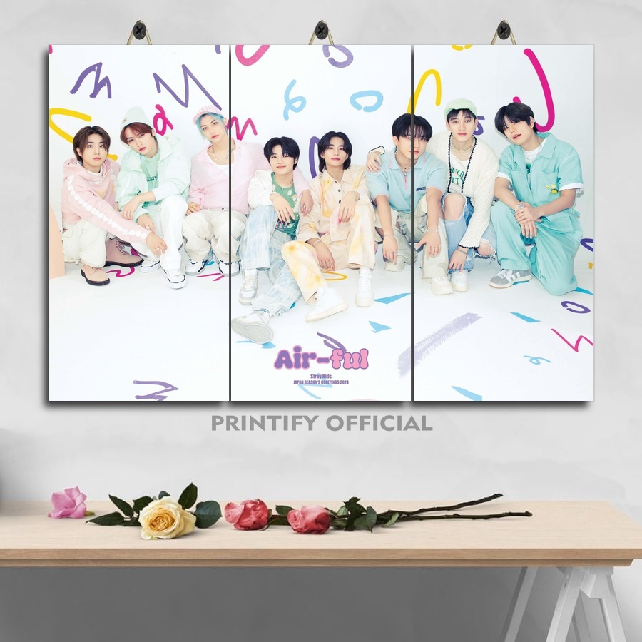 Stray Kids Bang Chan จอแสดงผลติดผนังขนาดใหญ่ | สินค้า Printify | กําแพง ตกแต่ง |BJG/Y3T1M