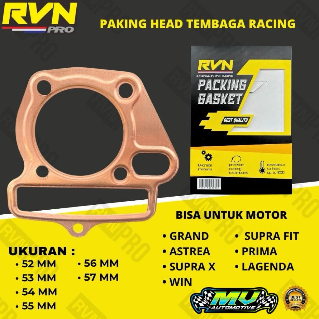 PERPAK GASKET PAKING HEAD PACKING BLOCK HEAD HED COPPER SUPRA X GRAND PRIMA WIN LEGEND SUPRA FIT NEW