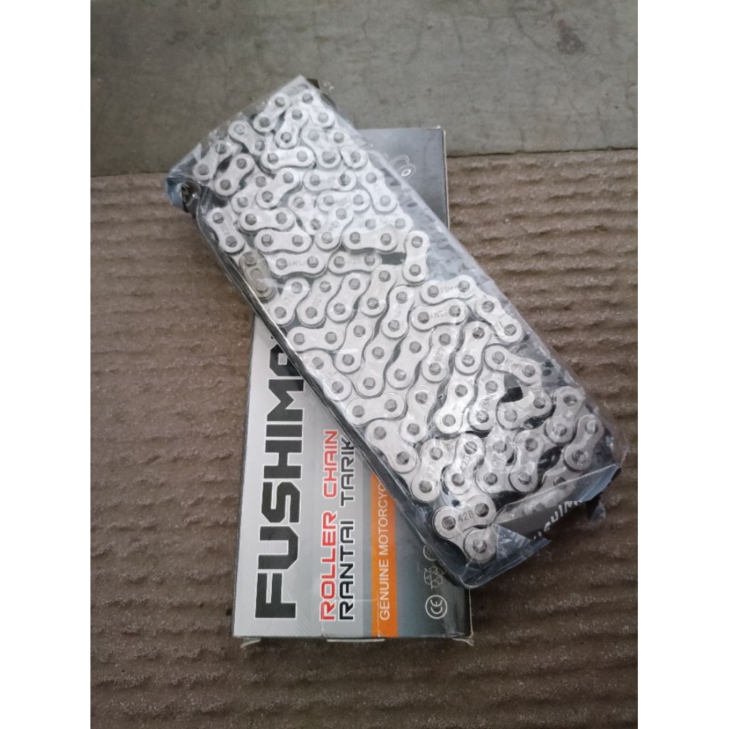 CHAIN 428-112L FUSHIMAYA ยี่ห้อ MOTORCYCLE CHAIN ขนาด 428-112
