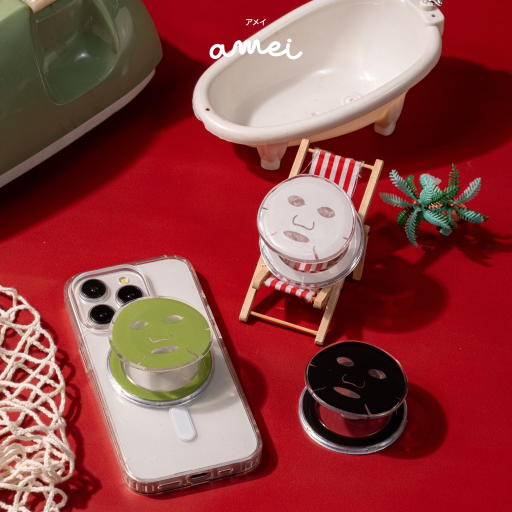 AMEIGODS Obvious Mask Magnetic Grip Magsafe Universal Handgrip สําหรับด้ามจับ HP ทุกประเภท