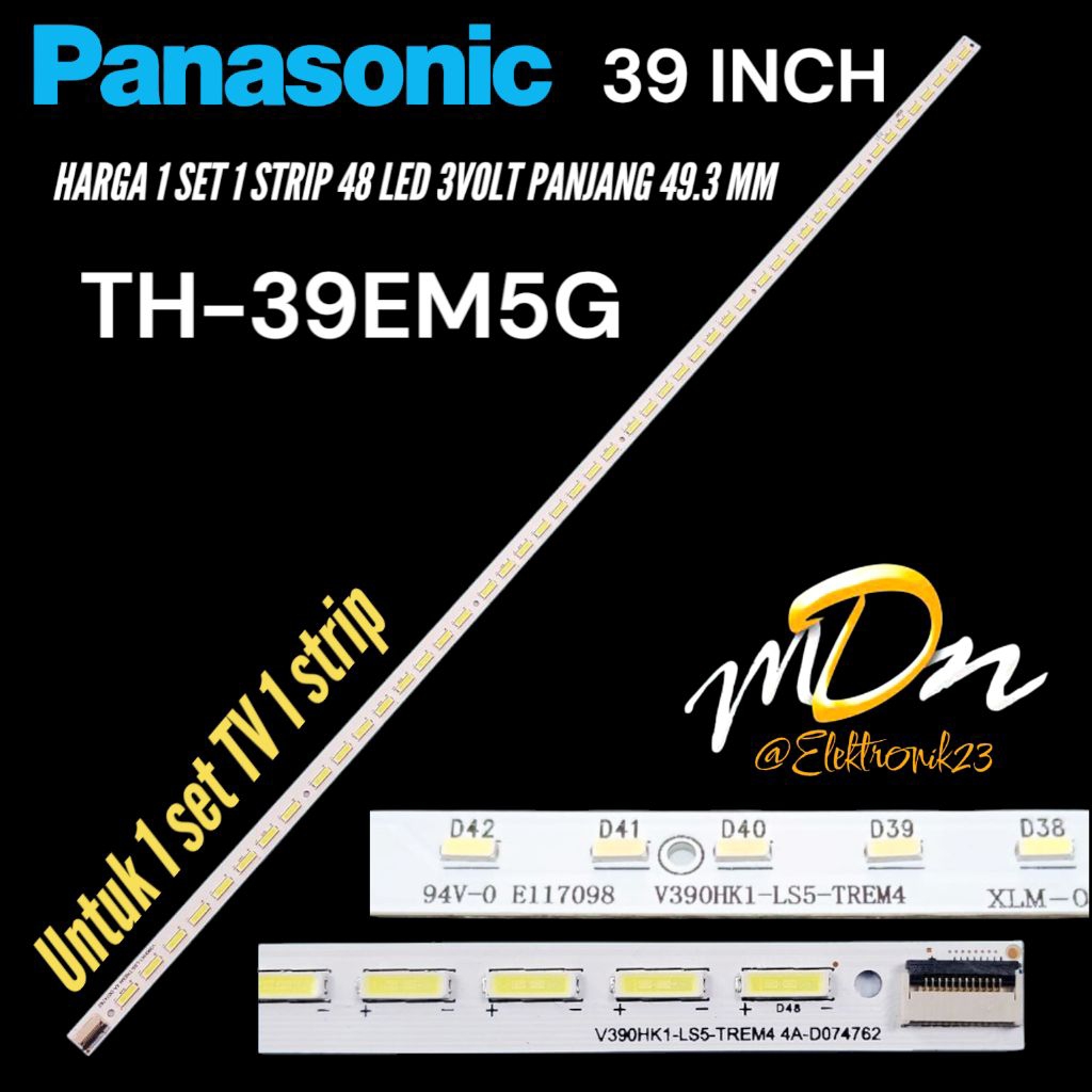 PANASONIC 39 INCH LED TV BACKLIGHT TH-39M5G PANASONIC 39 INCH TV BACKLIGHT