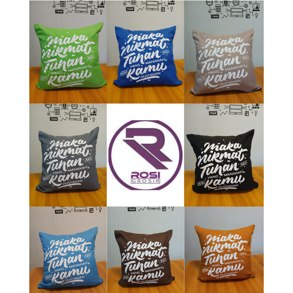 ฝาครอบ PILLOW 40x40 คําโซฟา Maka Favors God