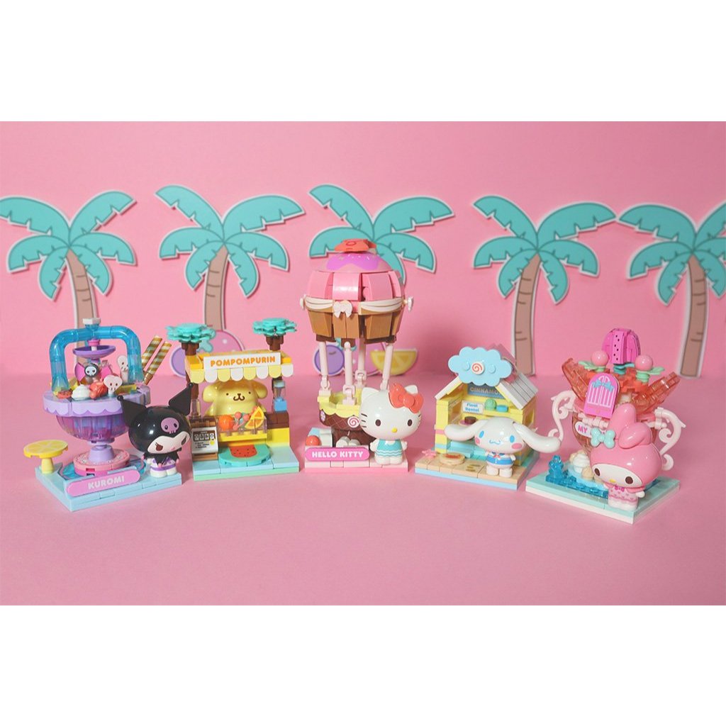 Play Nation Summer Wunderland Sanrio Playset Bricks Stacking ORIGINAL