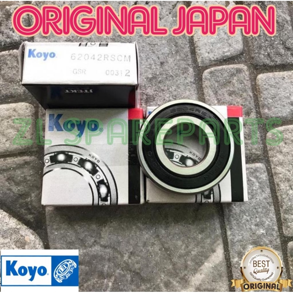 แบร์ริ่ง 6204RS KOYO ORIGINAL JAPAN