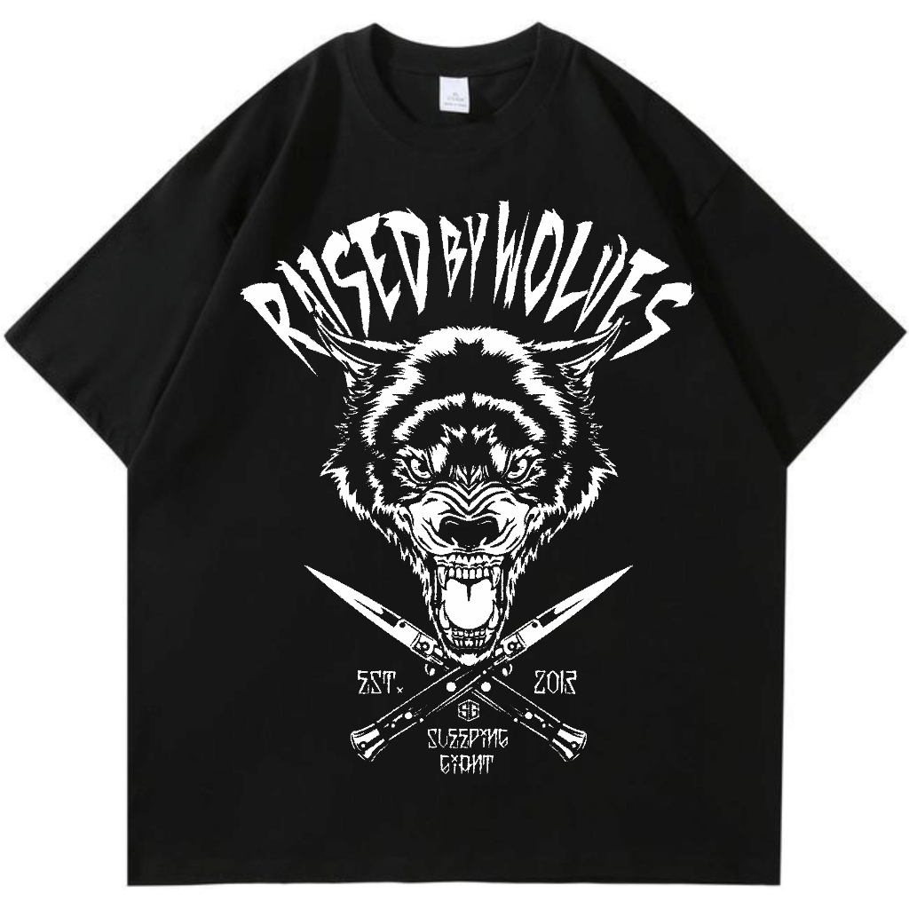 KATUN Dand Lifted T-Shirt by Wolves 24s เสื้อยืดผ้าฝ้ายหวี