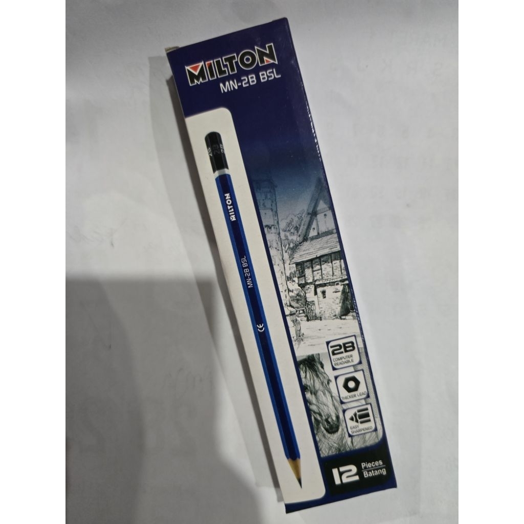 2B PENCIL 2B MILTON PENCIL ราคาต่อกล่อง 12 ชิ้น