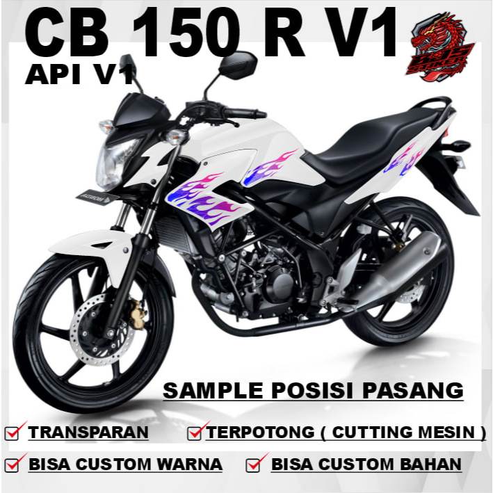 สติ๊กเกอร์ OLD CB 150 R V1 / OLD CB 150 R Striping / สติ๊กเกอร์ Striping Decal OLD CB 150 R V1 API V