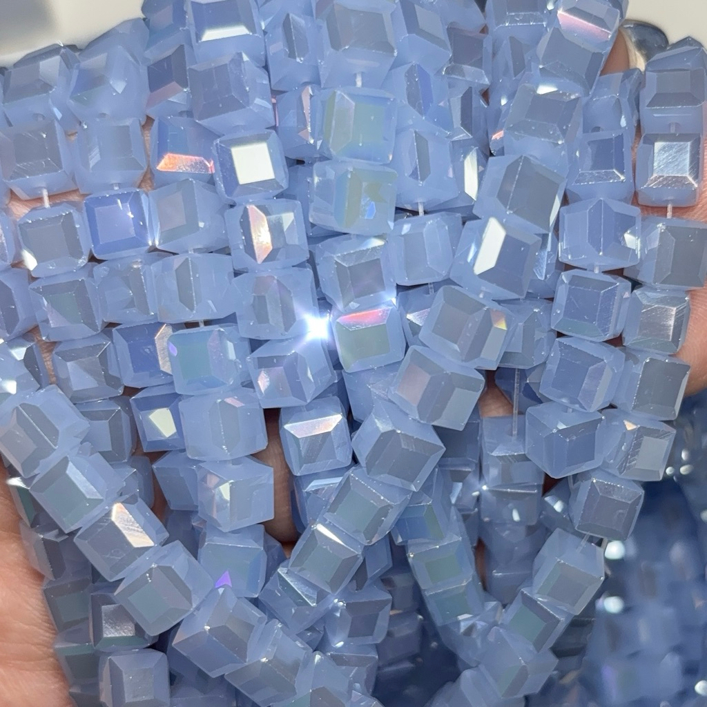 [READY]1 STRING CZECH CRYSTAL BEAD K9 BLUE CINDERELLA CONTENTTS 90++