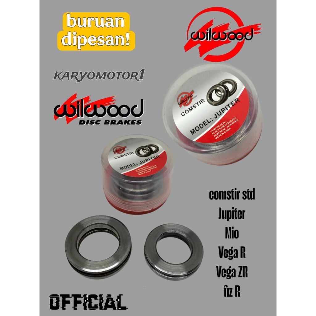 พวงมาลัยมาตรฐาน พวงมาลัย wilwood Yamaha Jupiter z - Vega r - Vega ZR - Mio - พวงมาลัย wilwood มาตรฐา