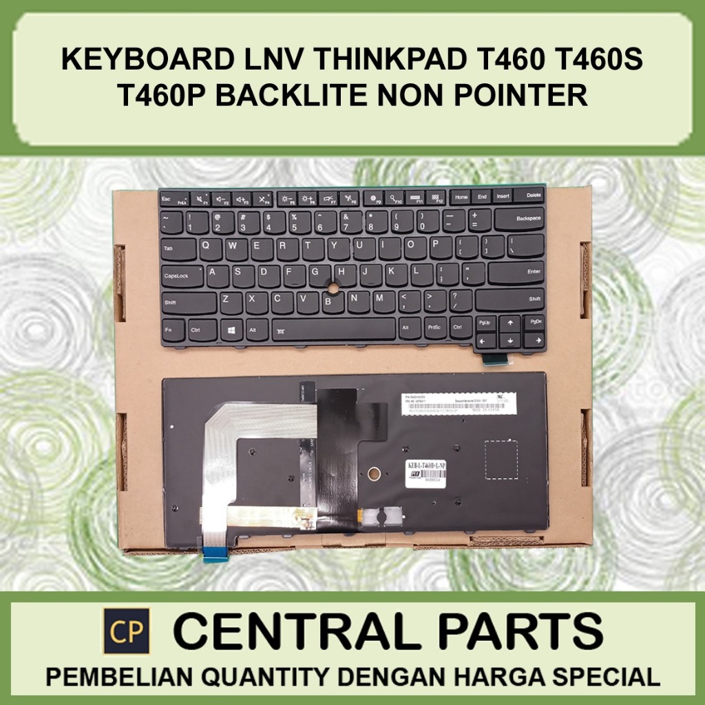 แป้นพิมพ์ Lenovo Thinkpad T460 T460S T460P พร้อมแบ็คไลท์ที่ไม่ใช่ทะเลสาบ