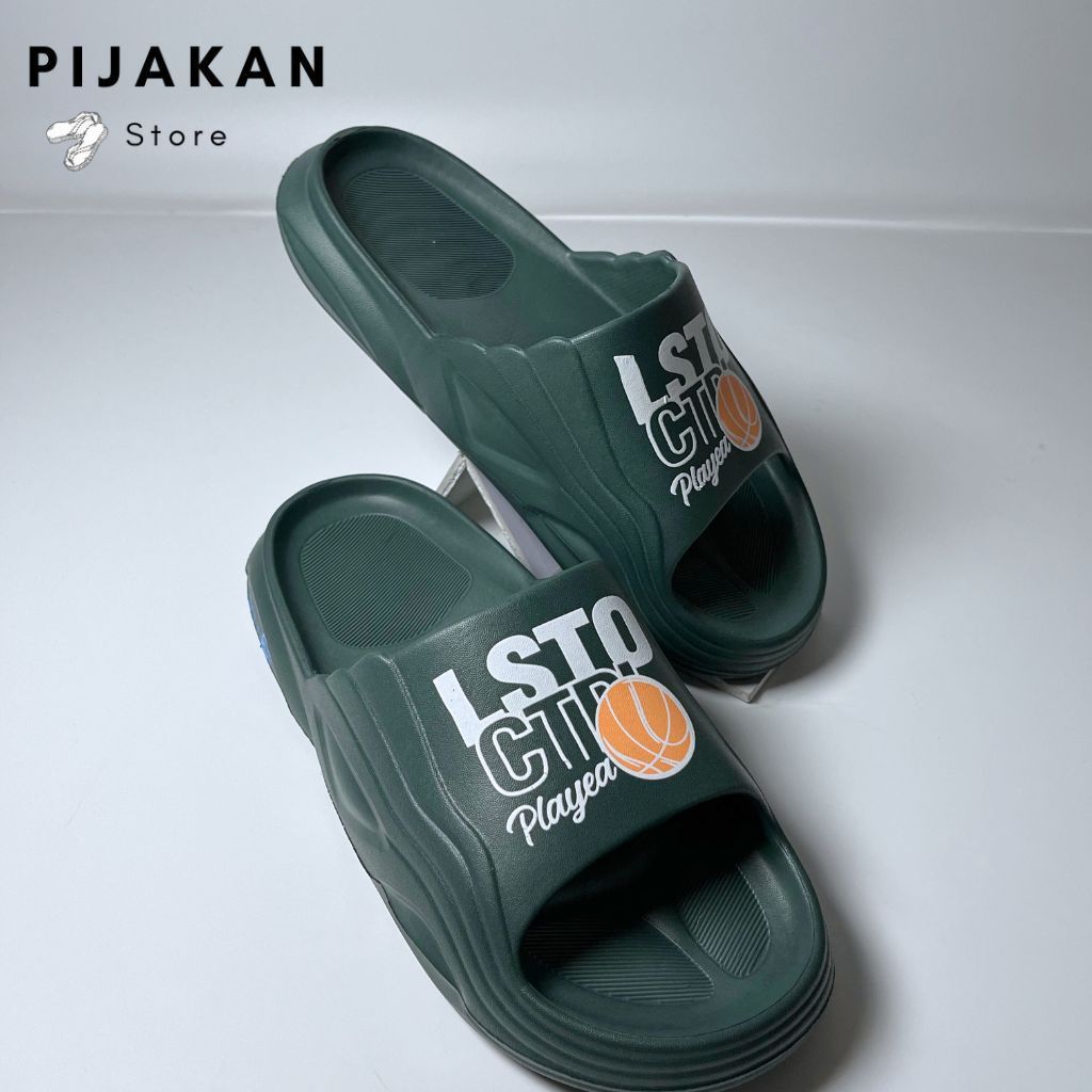 LSTO รองเท้าแตะยางสไลด์โรมัน Step Store