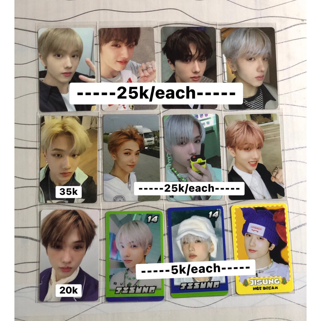 โฟโต้การ์ด JISUNG เท่านั้น NCT