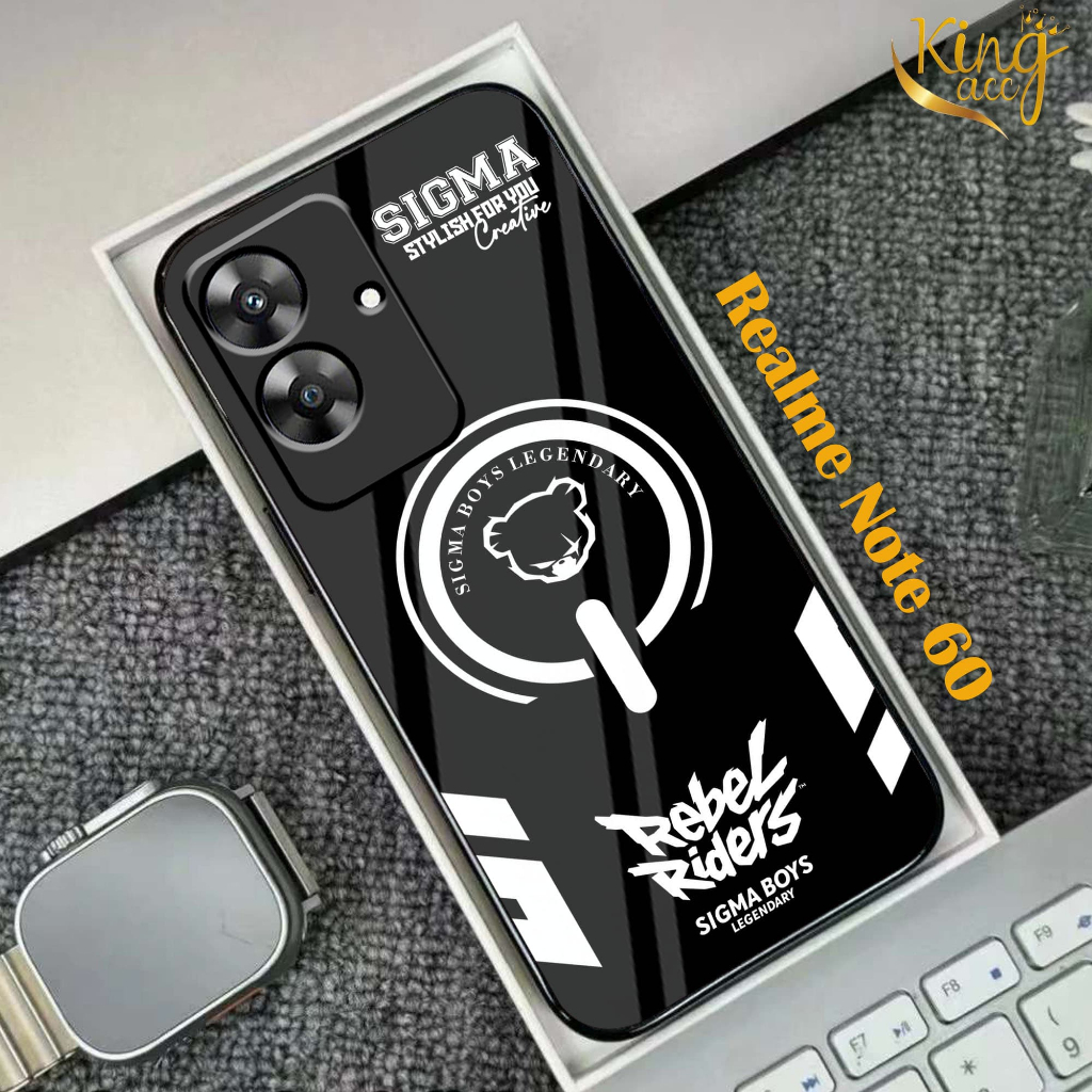 HP Glitter Glass เคสโทรศัพท์สําหรับ REALME NOTE 60 - เคสโทรศัพท์ REALME NOTE 60 - K74