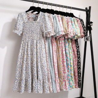 DASTER SMOCKED DRESS