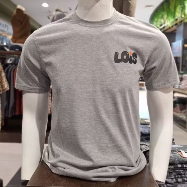 ORIGINAL LOIS BRAND เสื้อยืดแขนสั้นผู้ชาย KSL2399 GREY