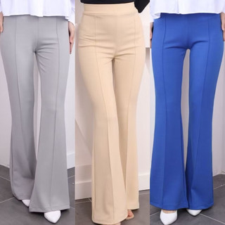Celana Cutbray List Highwaist Scuba Premium / Cutbray Scuba Premium