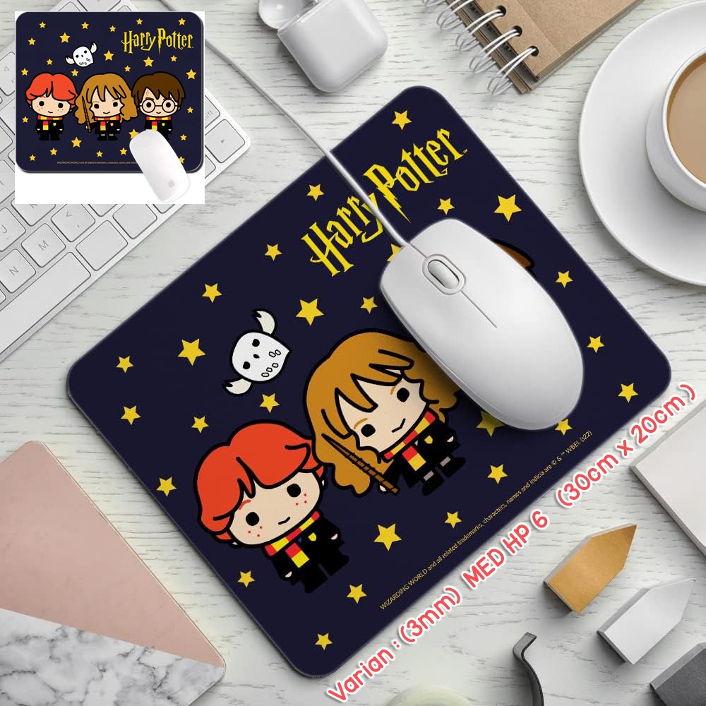 แผ่นรองเมาส์ขนาดกลาง PREMIUM HARRY POTTER ANIME ANTI SLIP PREMIUM MOUSE PAD GAMING|วอลเปเปอร์_dbest