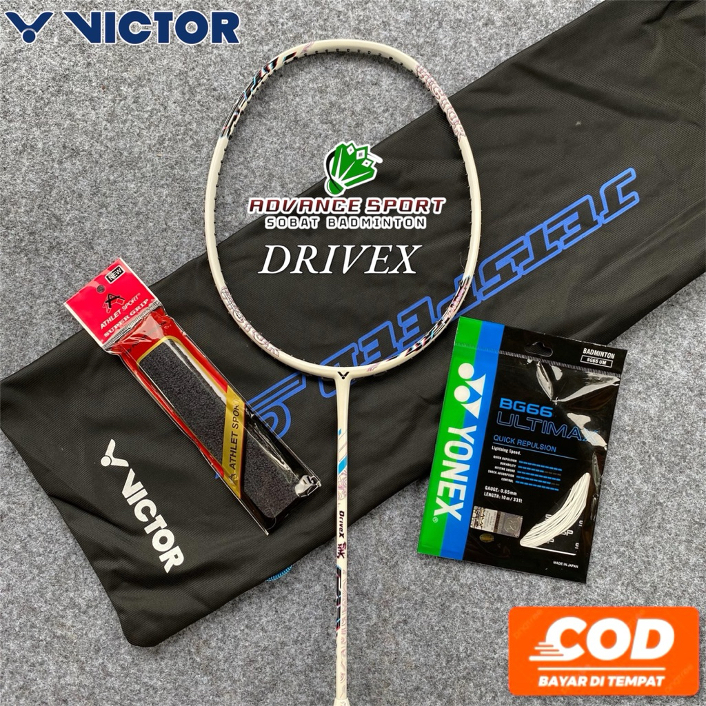 ใหม่ SERIES VICTOR DRIVEX DX-KF A BADMINTON CKET ใหม่ล่าสุดความตึง 30 LBS READY TO USE BONUS BAG และ