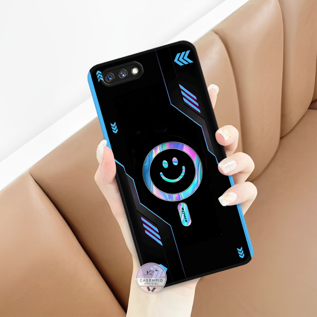 Oppo A5s A12 A11K A7 A3s A1K Realme C1 C2 Softcase Procamera ปลอกยางยืดหยุ่นหนาตัวป้องกันหลังมือถือ-