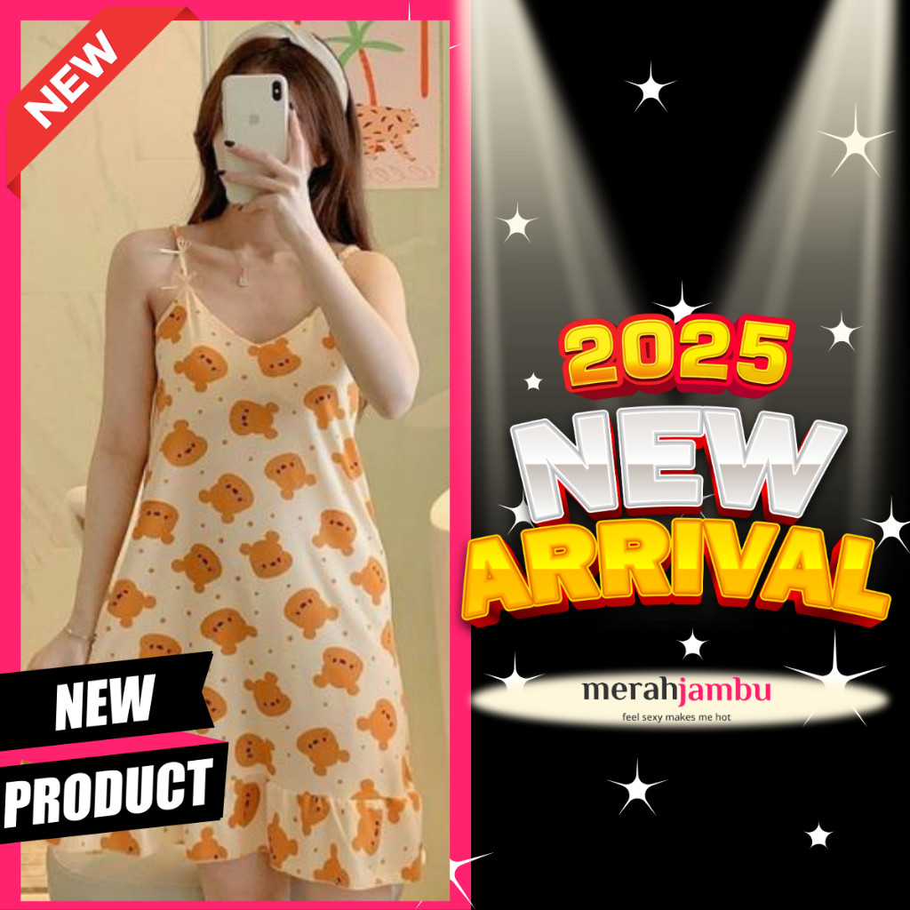 มจ ชุดนอนสําหรับสตรีสายเดี่ยววัสดุแปนเด็กซ์นําเข้า 1328