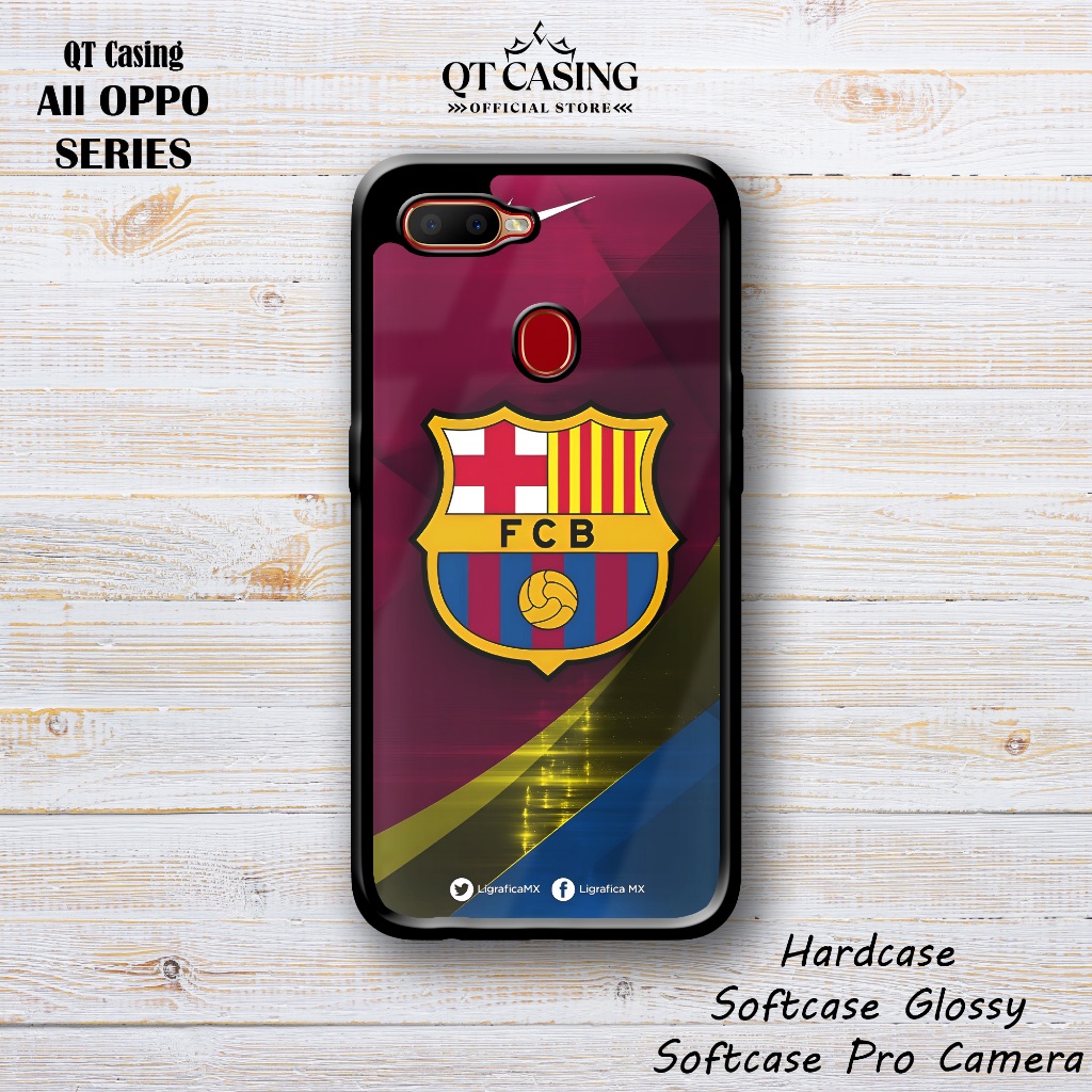 เคสสําหรับOppo A12 A7 A5S A11K F9 – ปลอกHP Oppo A12 A7 A5S A11K F9 Barca Bola– Softcase Proกล้อง