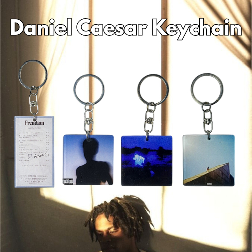 GANTUNGAN พวงกุญแจอะคริลิค Daniel Caesar | อัลบั้มอะคริลิค 2 ด้านเพลงพวงกุญแจกระเป๋าอุปกรณ์เสริม