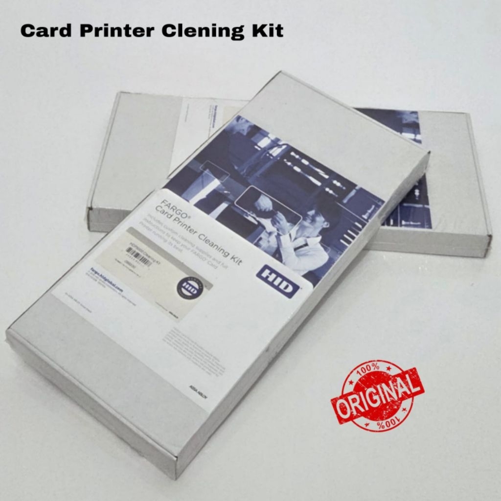 ชุดทําความสะอาดเครื่องพิมพ์การ์ด Fargo HDP5000 เดิม