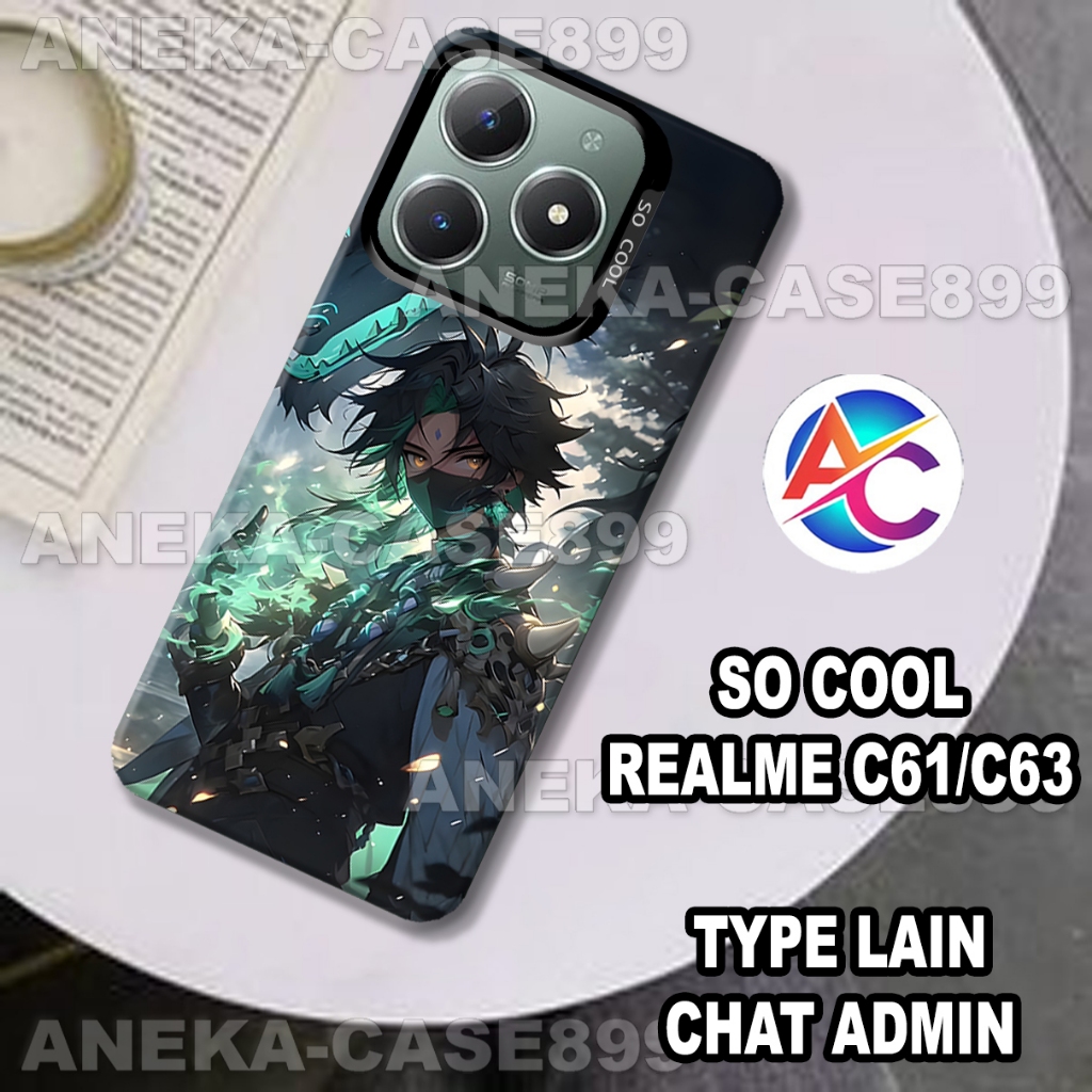 AC68/Case Hp Realme C61 - Realme C63 เคสอนิเมะคุณภาพปี 2024 - OPPO - เคสซิลิโคน