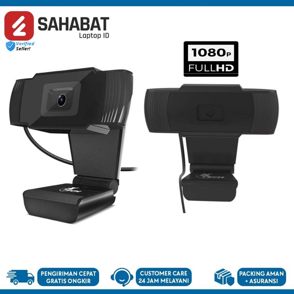 Webcam Xtech Keek Xtw-1080p Hd พร้อมไมโครโฟน