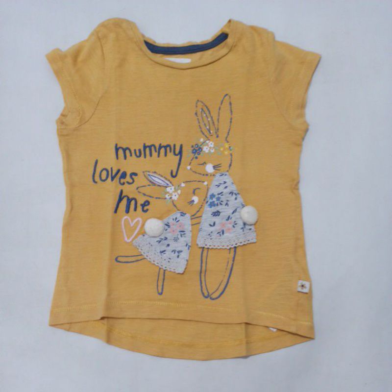 PRELOVED BABY TOPS / MUSTARD YELLOW BABY TOPS แบรนด์ MOTHERCARE