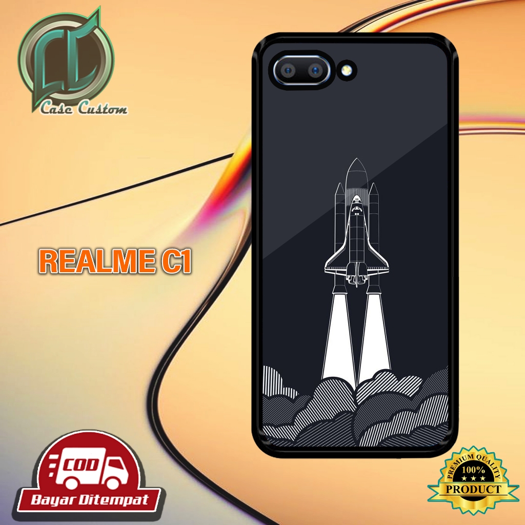เคส HP REALME C1 ใช้งานได้สําหรับโทรศัพท์ทุกประเภท ยัง _เคสเงาล่าสุด _เคสแบบกําหนดเอง_ฮาร์ดเคส 2D Gl