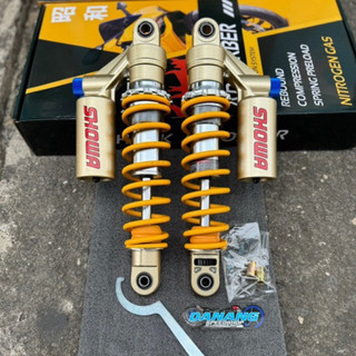 Shok SHOWA Double Clik Fungsi Preload Aktif & Tabung Bisa Di Isi Angin Ukuran 325 CB GL MEGAPRO TIGER VERZA SUPRA GRAND RX KING