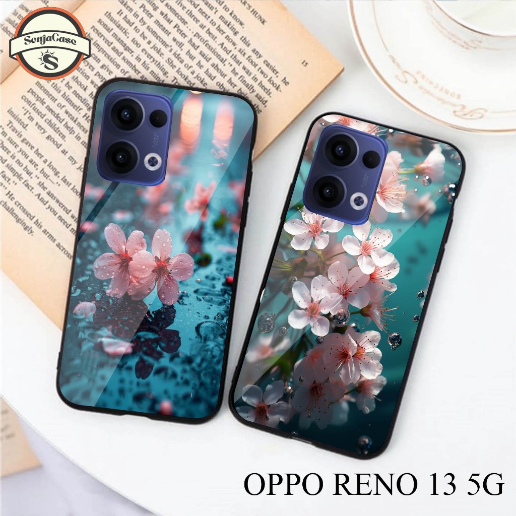 HP SENJACASE SOFTCASE GLASS TYPE 0PP0 RENO 13 5G ใหม่ล่าสุด - Silicone - เคสเคลือบเงา - เคส - ล่าสุด