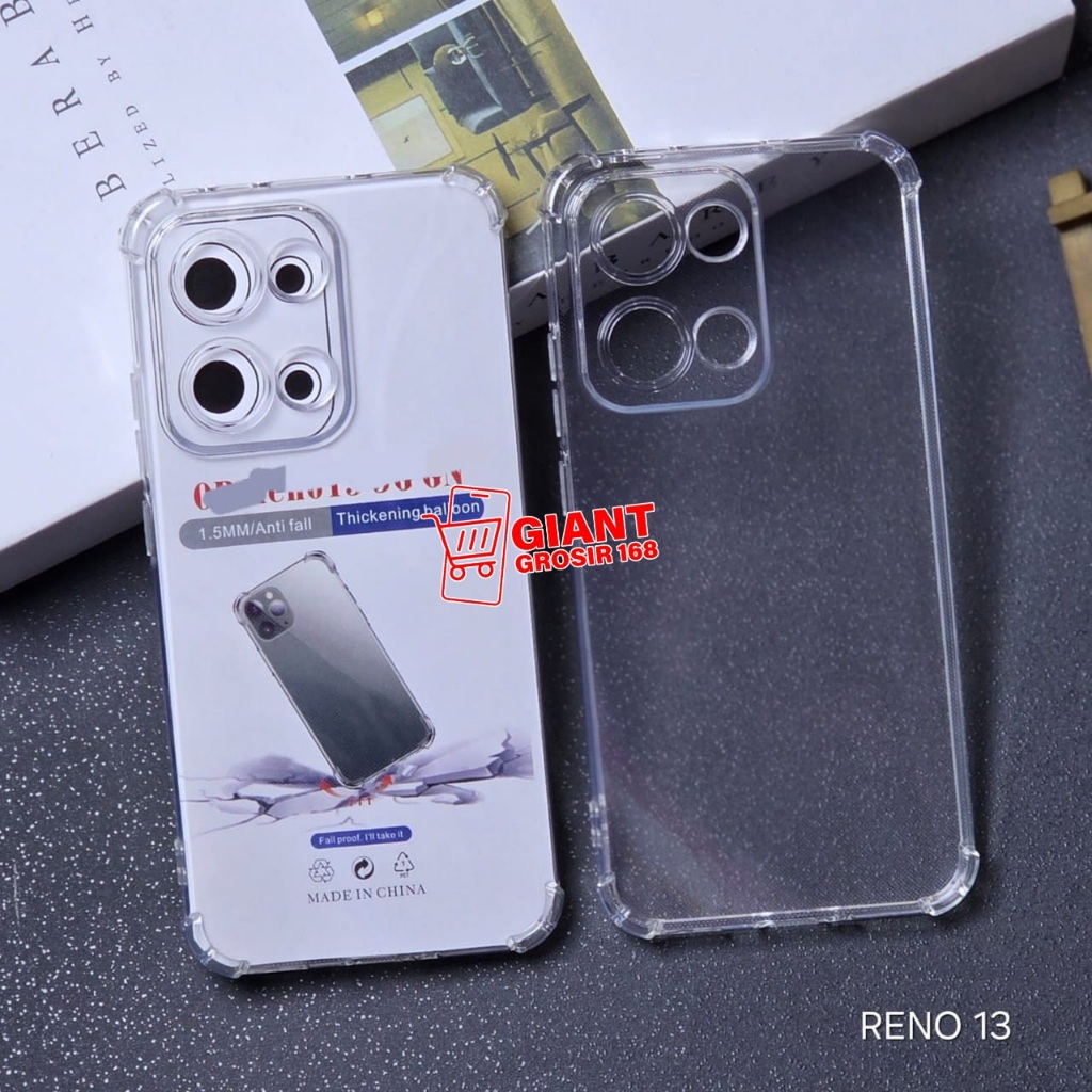 Oppo Reno 13 Oppo Reno 13 Pro Soft Case ถุงลมนิรภัยเคสใส Bening Oppo Reno 13 Oppo Reno 13 Pro AB-01