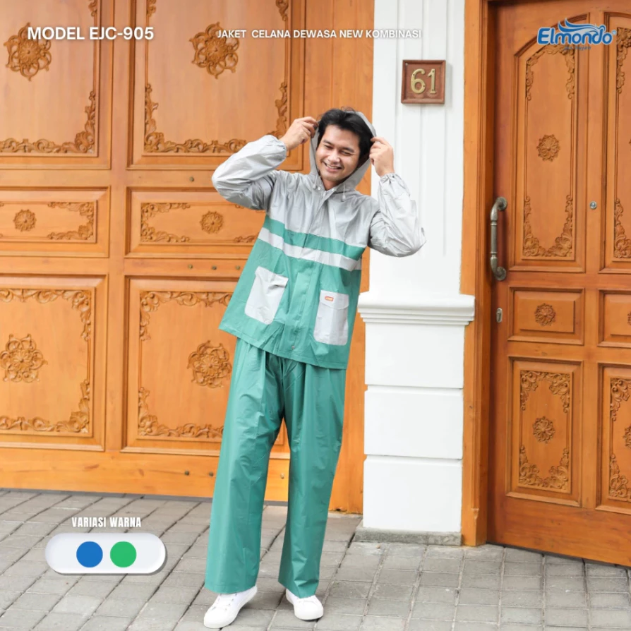 เสื้อกันฝนชุดใหม่รวมกัน905 ชุดเอลมอนโด้ thumbnail 9