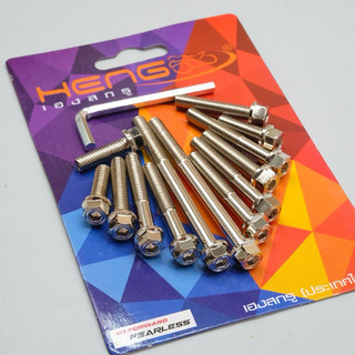Baut HEXAGON set bak cvt Blok mesin 2 kunci beat scoopy mio nouvo vario 110 125 150 NINJA R RR SS FIZR Mio j Mio GT Xride JUPITER Z TIGER MEGAPRO GL PRO CB150R VIXION R15 MX KING BEAT DELUXE GENIO ADV 160 PCX ADV 160  FU GRAND FILANO FAZZIO
