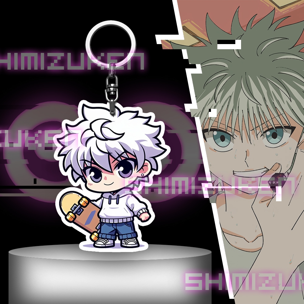 GANTUNGAN Hunter X Hunter Killua Zoldyck พวงกุญแจอนิเมะ - พวงกุญแจอะคริลิค