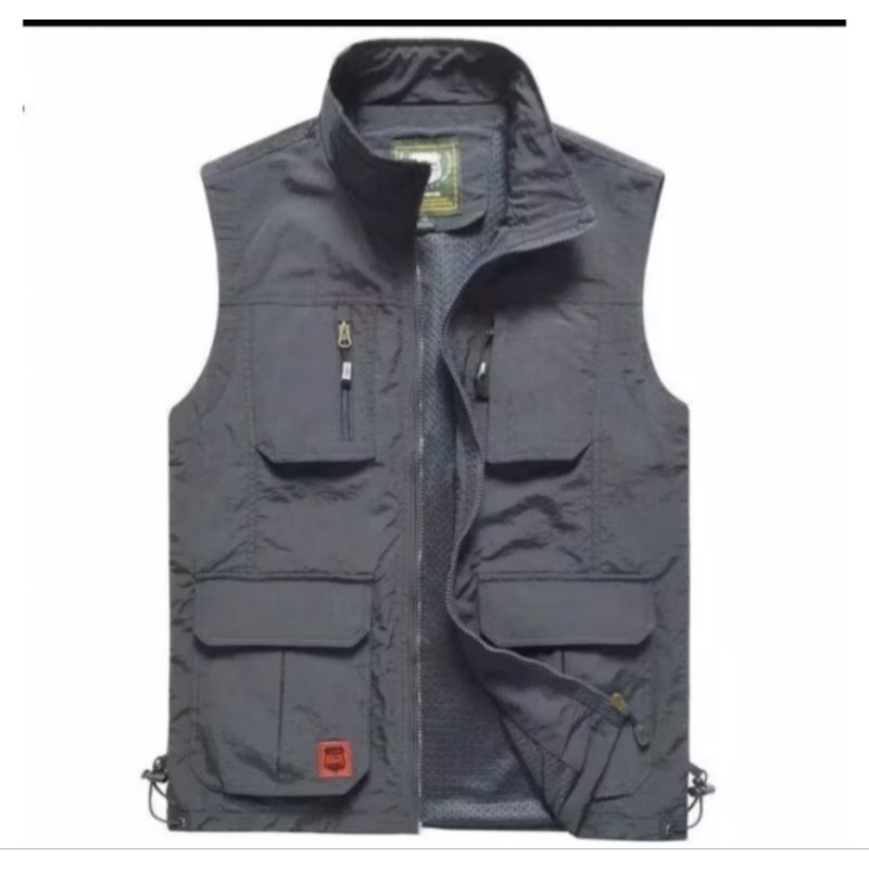 MES VEST - WORK VEST - FIELD VEST - กันน้ํา 4 กระเป๋า