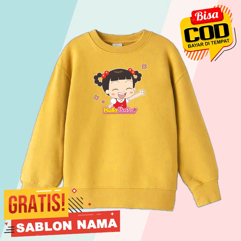 Hello Jadoo Childrens Sweater / Boys & Girls Sweater Jacket Custom Hello Jadoo Name