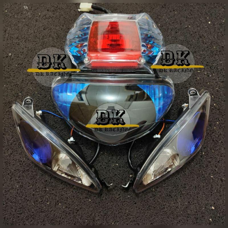 1 แพคเกจไฟด้านหน้าหม้อน้ําสําหรับ OLD MIO MIO MIO SPORTY 5TL ชุดไฟเลี้ยวไฟสําหรับ MIO SPORTY รุ่น MX THAILAND และด้านหลังไฟ STOP สําหรับ MIO SPORTY 5TL COSTUME คุณภาพ