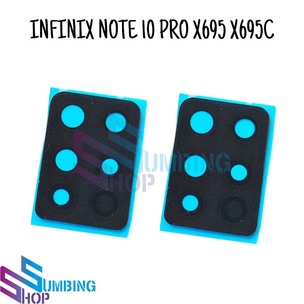 เลนส์กล้องหลัง Infinix Note 10 Pro X695 X695C เลนส์กล้อง