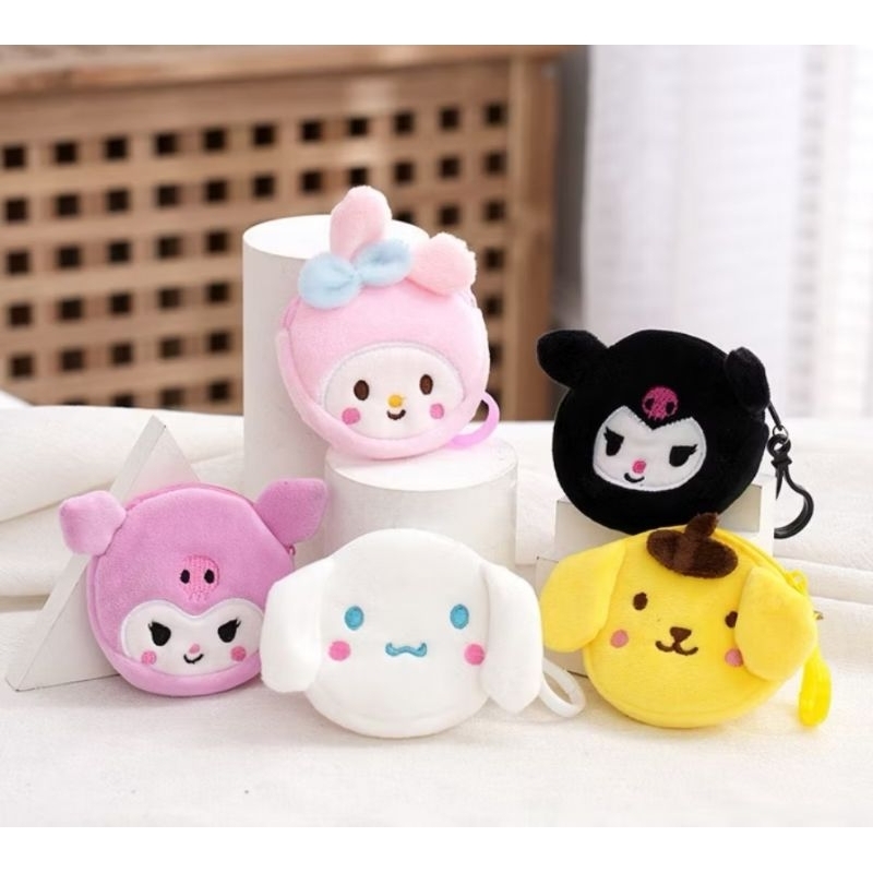 FUR COIN WALLET / CHARACTER COIN WALLET / CUTE COIN WALLET
