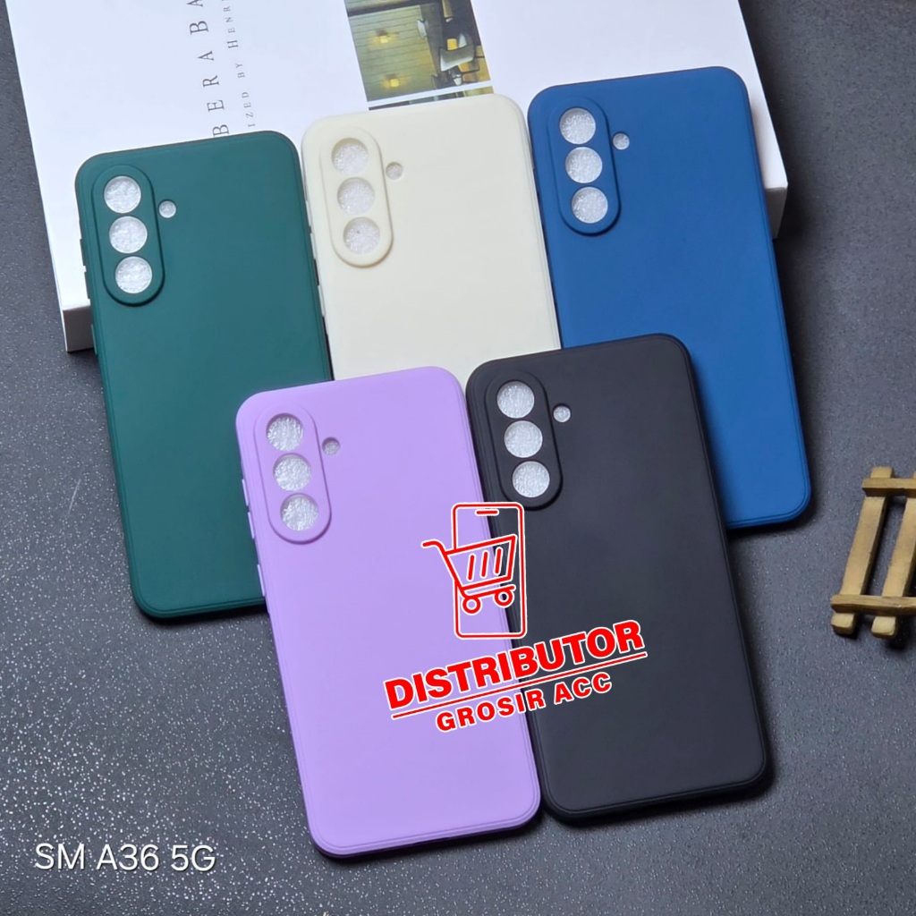SAMSUNG A36 SAMSUNG A56 CASE MACAROON SQUARE EDGE SOFT CASE LIQUID EDGE SAMSUNG A36 SAMSUNG A56