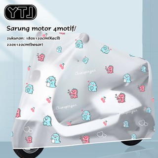 YOUTEJIA Sarung Cover Multifungsi untuk Motor dan Sepeda Motor Terdapat 4 Motif Ukuran 180x120 cm dan 220x120 cm Lucu Murah