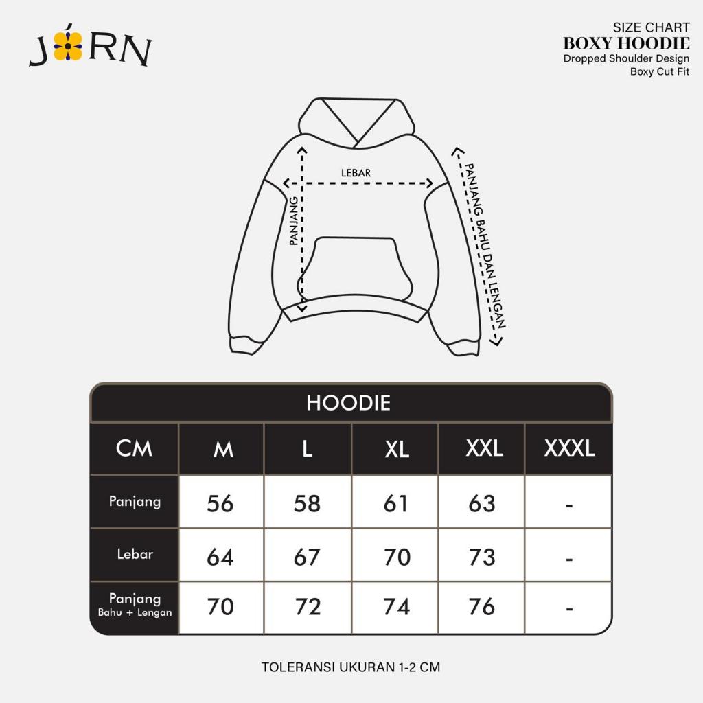 Hot Deal Jorn - Hoodie Boxy Cut Hoodie Boxy 330Gsm Hoodie Oversize Jumper Oversize Hoodie