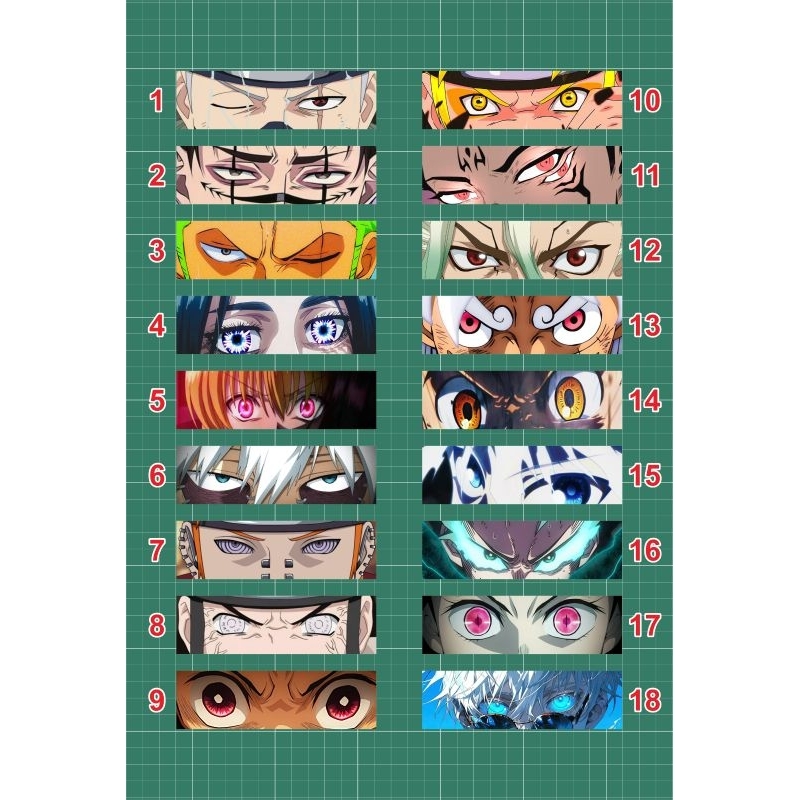 สติ๊กเกอร์ MATA ANIME EYE HOLOGRAM